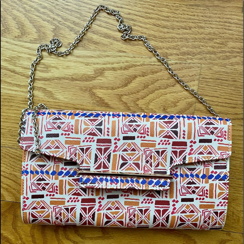 NWT Kelly & Katie Multicolor Clutch Handbag